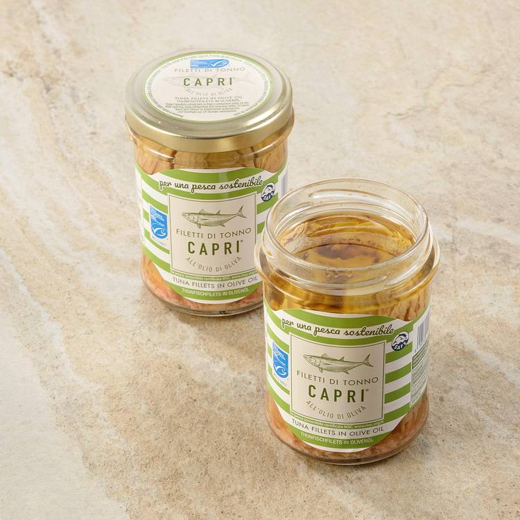 Les Filets de thon MSC à l'huile d'olive "Capri"