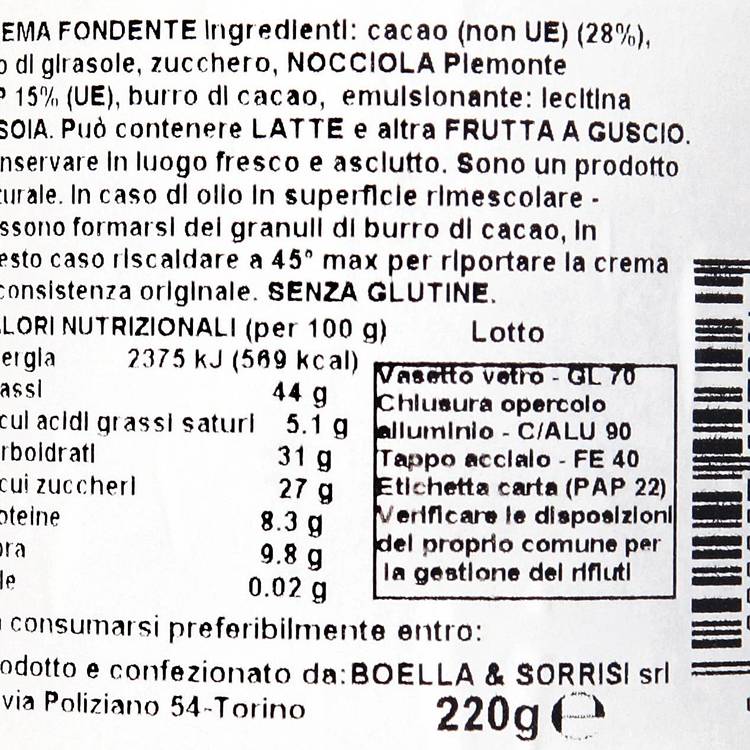 La Crema fondente  "Boella & Sorrisi" - 2
