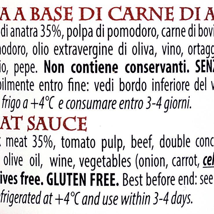 La Sauce Ragù canard all'Anatra - 3