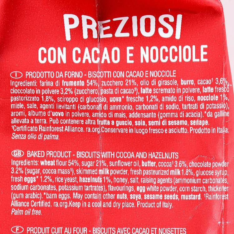 Les Biscuits preziosi au cacao et noisettes - 3