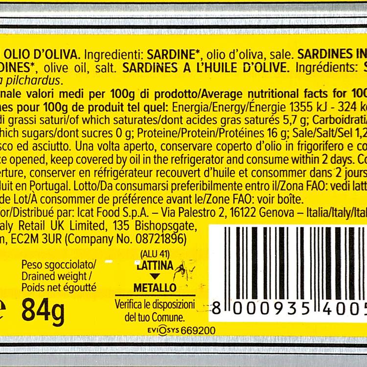 Les Sardines à l'huile d'olive "Parodi" - 2