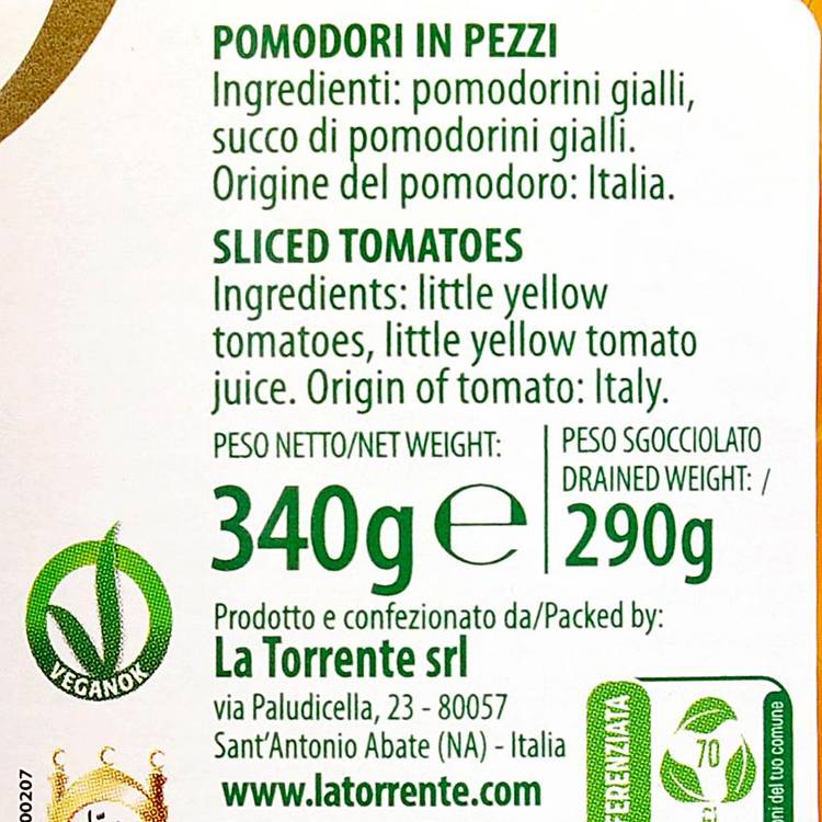 Les Tomates cerise jaune cuites à la Pacchetella - 2