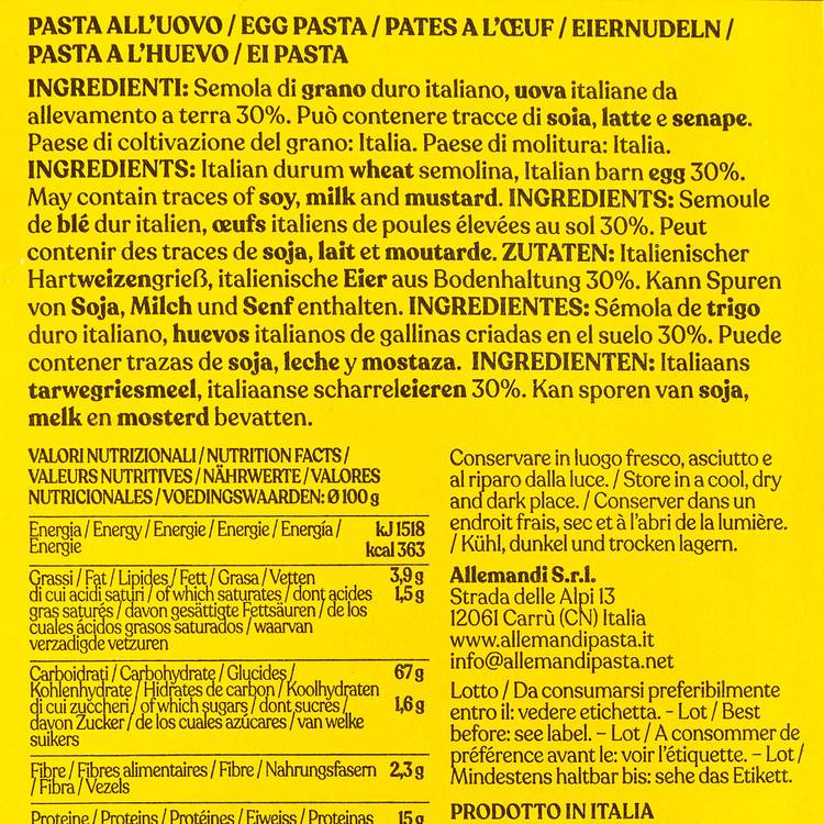Les Tagliolini aux œufs - 2