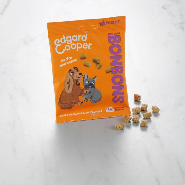 Les Bonbons au poulet pour chien "Edgard & Cooper"