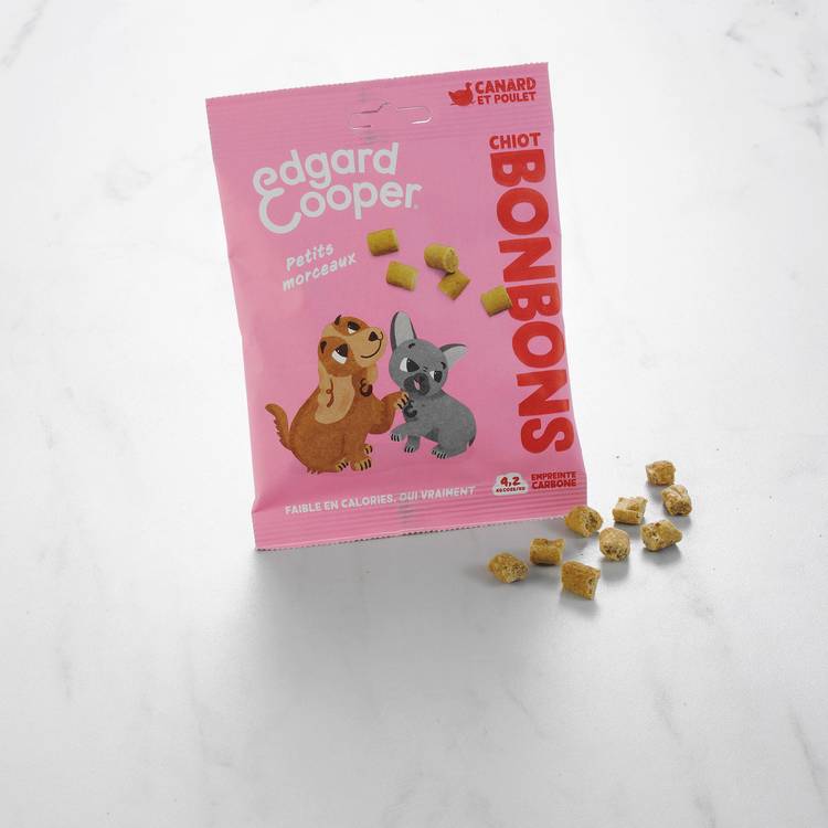 Les Bonbons au canard et poulet pour chiot "Edgard & Cooper"