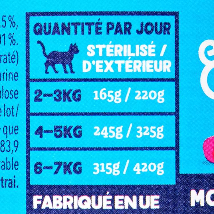 Les Morceaux en sauce pour chat au saumon et poulet  "Edgard & Cooper" - 4