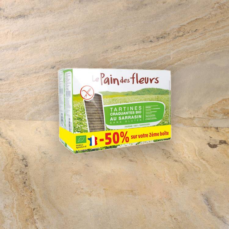 Les Tartines craquantes au sarrasin  BIO et sans gluten