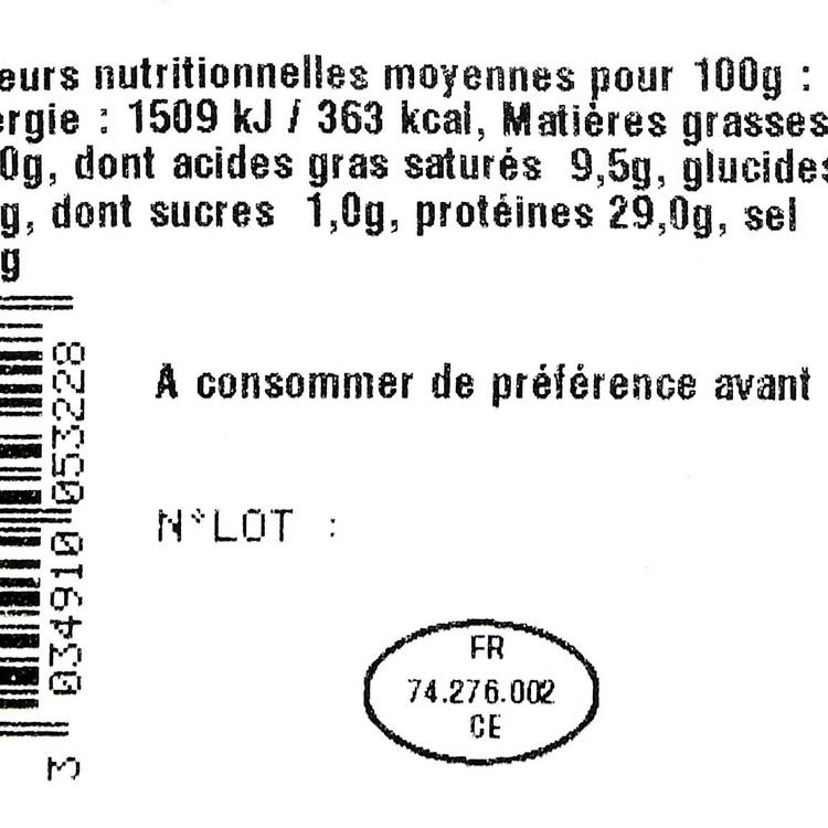 Le Saucisson sec  fumé - 2