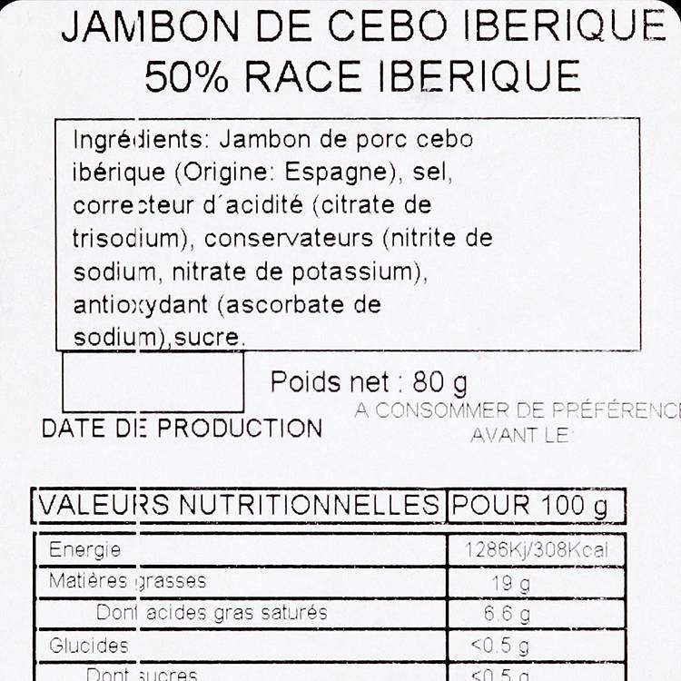 Le Jambon cebo ibérique - 2