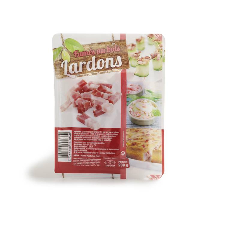 Les Lardons fumés 200g "Salaisons Merle" - 2