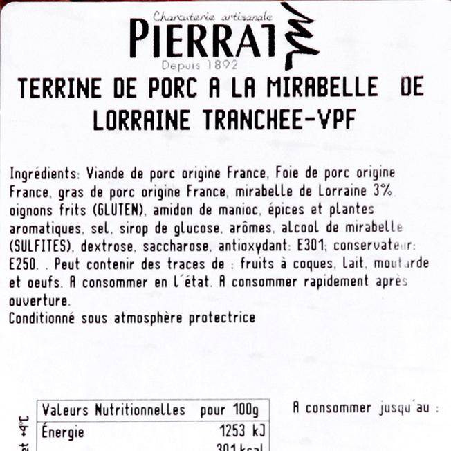 La Terrine de porc aux mirabelles de Lorraine - 2
