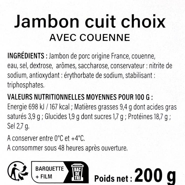 Le Jambon cuit  à griller - 2