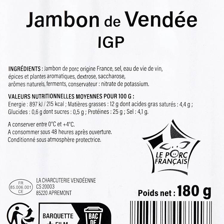 Le Jambon de Vendée IGP - 3