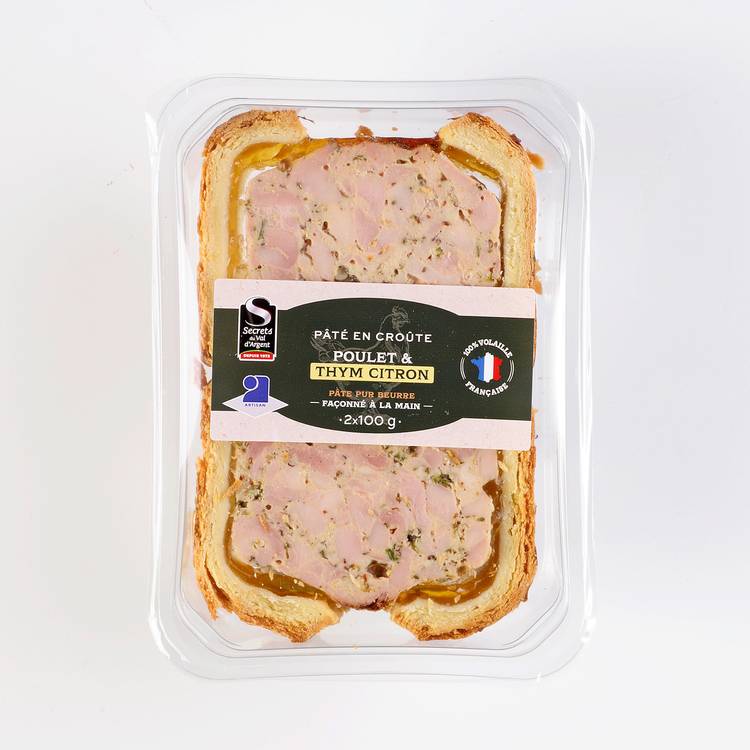 Le Pâté en croûte volaille, thym et citron - 3
