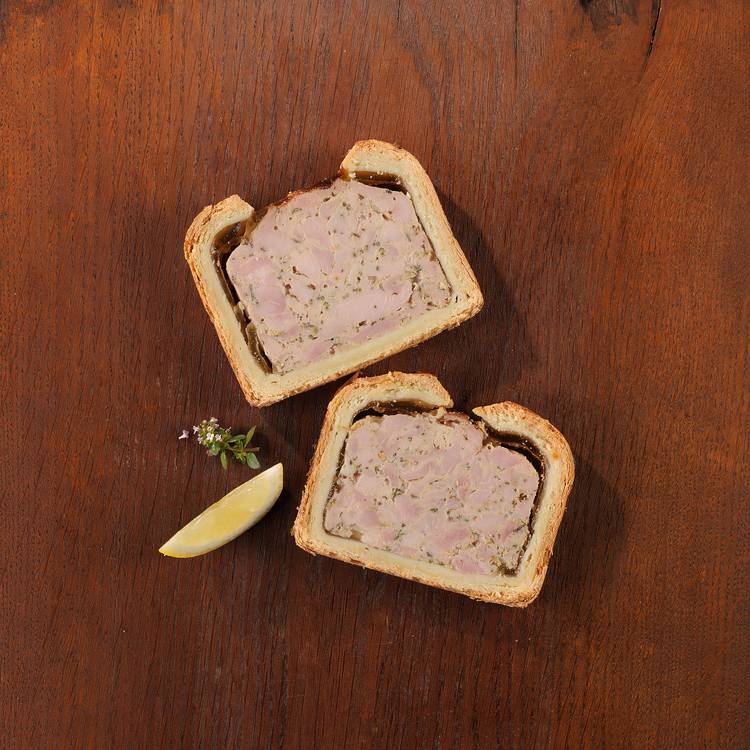 Le Pâté en croûte volaille, thym et citron