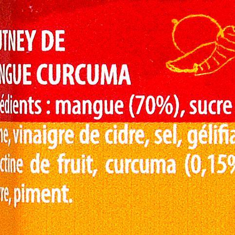 Le  Chutney de mangue curcuma - 3