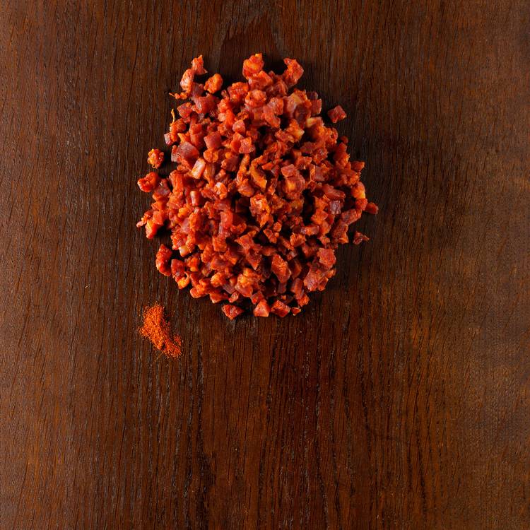 Les Dés de chorizo extra 50% Duroc
