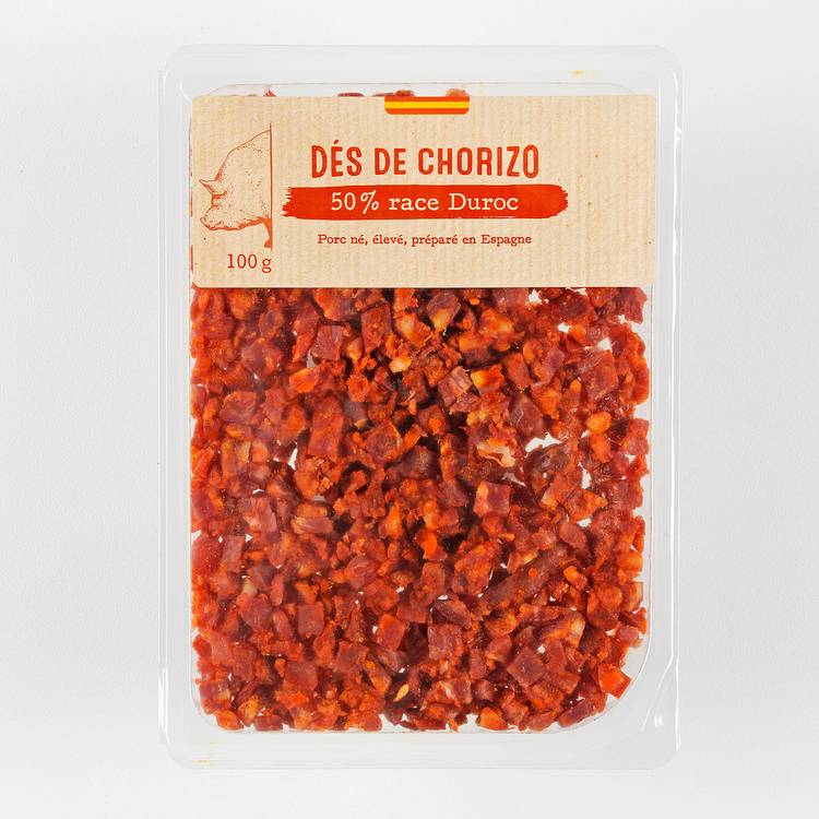 Les Dés de chorizo extra 50% Duroc - 3