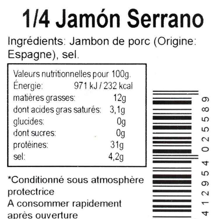 Le Jambon Serrano STG - 3