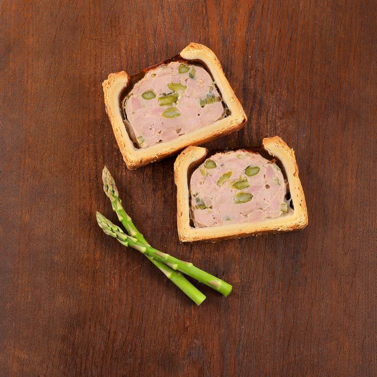 Le Pâté en croûte poulet et asperges
