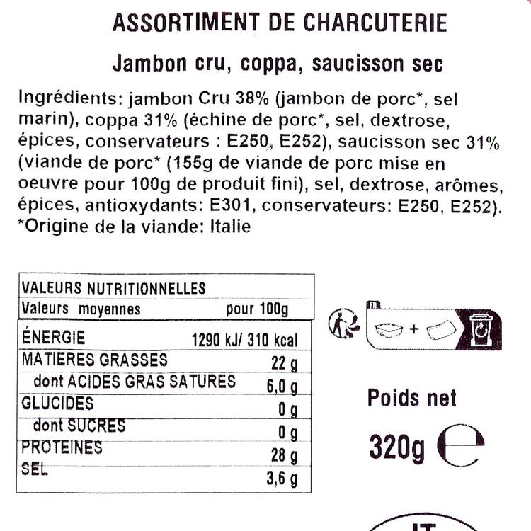 Le Maxi plateau de chiffonnades Italiennes - 3