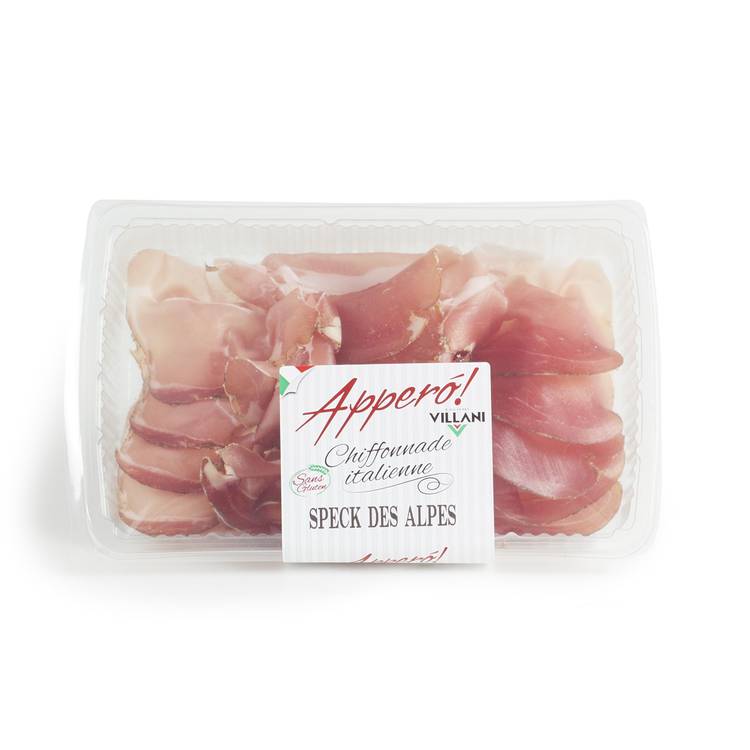 La Chiffonnade de speck 80g "Villani" - 2