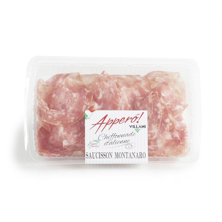 La Chiffonnade de saucisson Montanaro 80g "Villani" - 2
