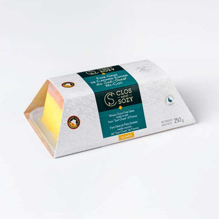 Le Foie gras de canard entier mi-cuit du Sud-Ouest IGP 250g "Clos saint Sozy" - 2