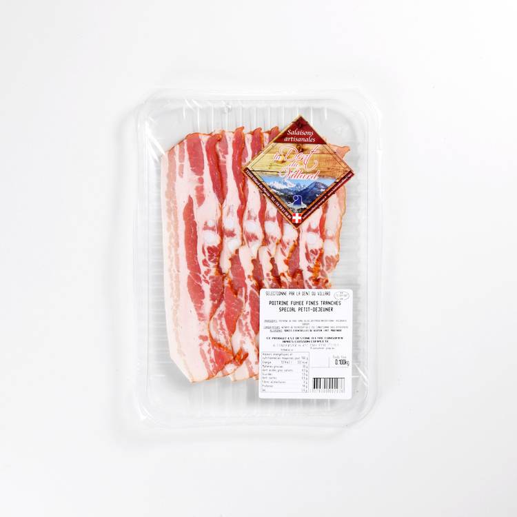 Le Bacon à l'anglaise fumé 100g "La Dent du Villard" - 2