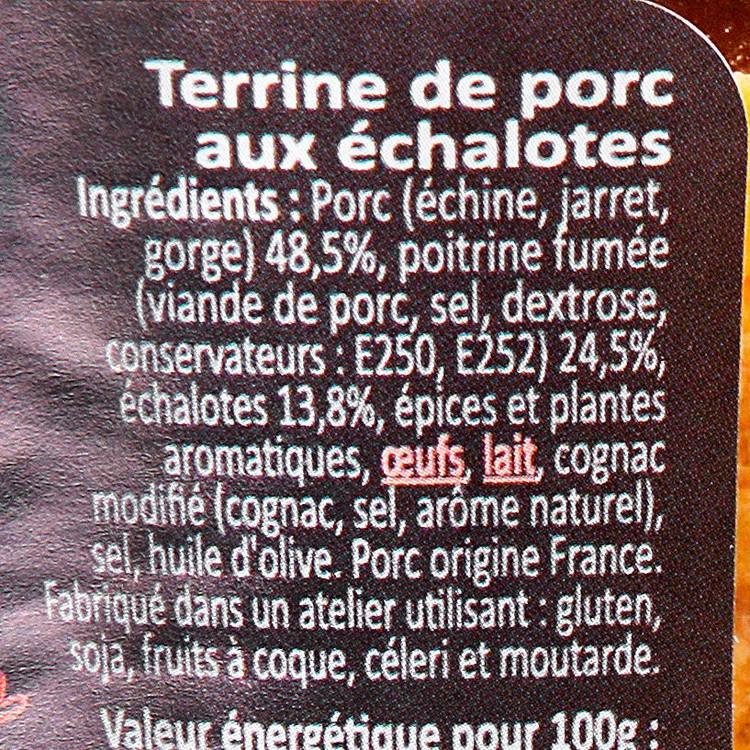 La Verrine lard, échalotes 200g - 3