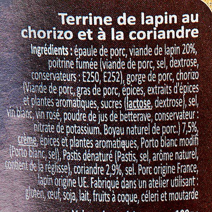 La Verrine lapin, chorizo, coriandre 200g - 3