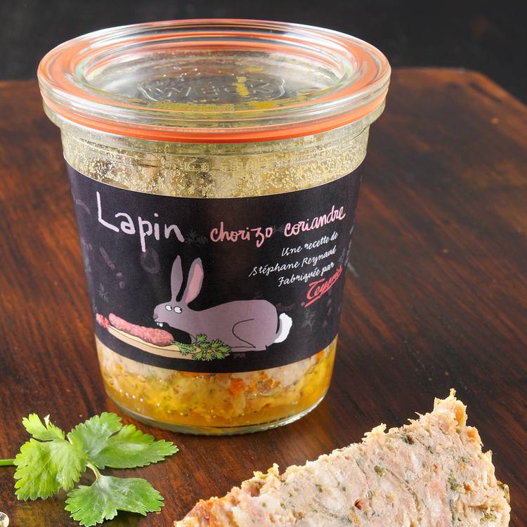 La Verrine lapin, chorizo, coriandre 200g