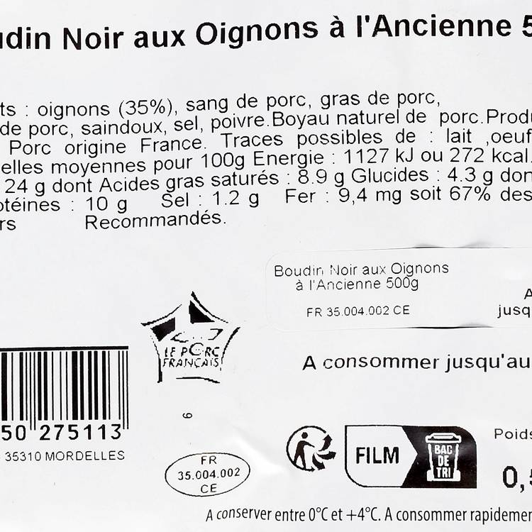 Le Boudin noir brassé aux oignons - 3