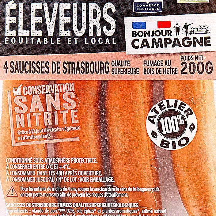 Les Saucisses de Strasbourg x4 - 200g - 3