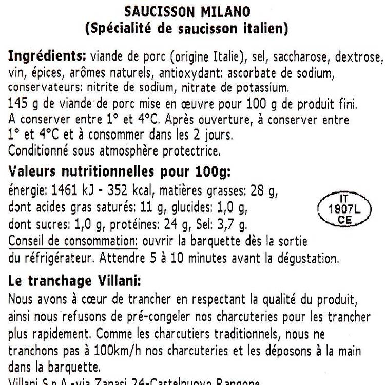 Le Saucisson Milano - 110g - 3