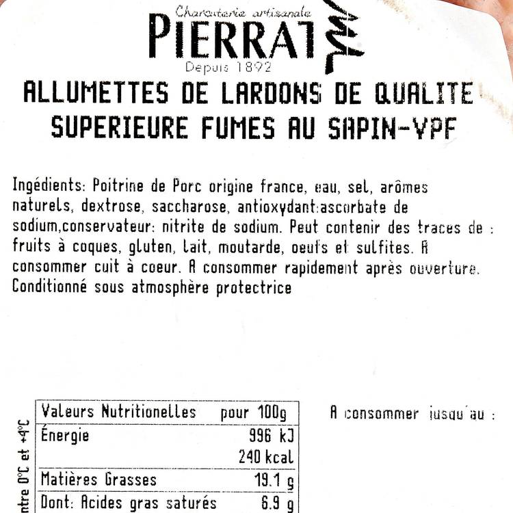 Les Allumettes fumées au sapin 180g - 3
