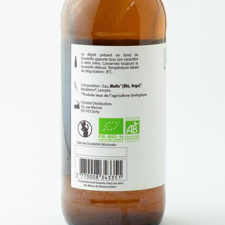 La Bière IPA "La Clichoise" BIO - 33cl - 3