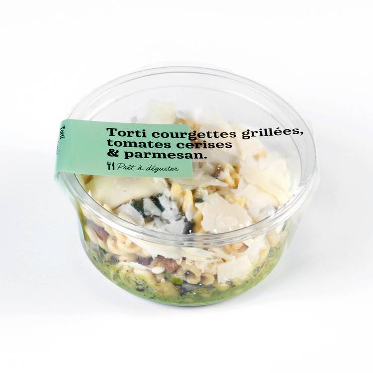 La Salade de torti aux courgettes et tomates sechées - 2