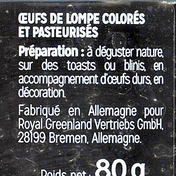 Les Œufs de lompe noirs MSC - 3