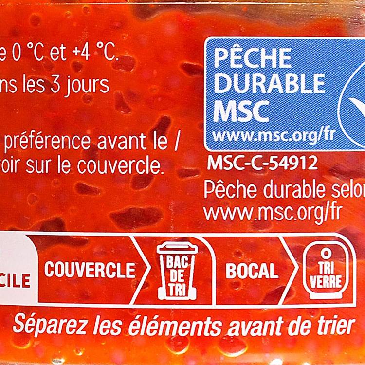 Les Œufs de lompe rouges MSC - 3
