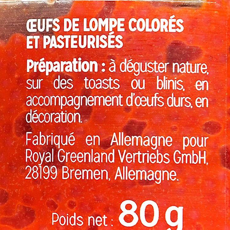 Les Œufs de lompe rouges MSC - 2