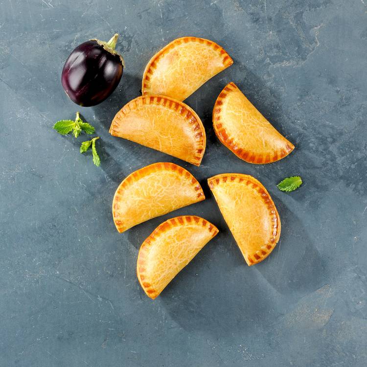 Les Empanadas aubergine feta