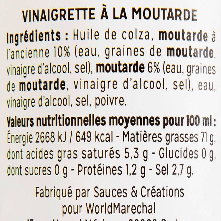 La  Vinaigrette à la moutarde - 3