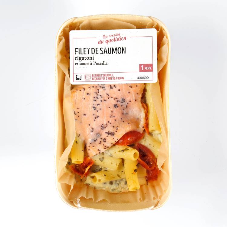 Les Rigatoni au saumon et sauce à l'oseille - 2