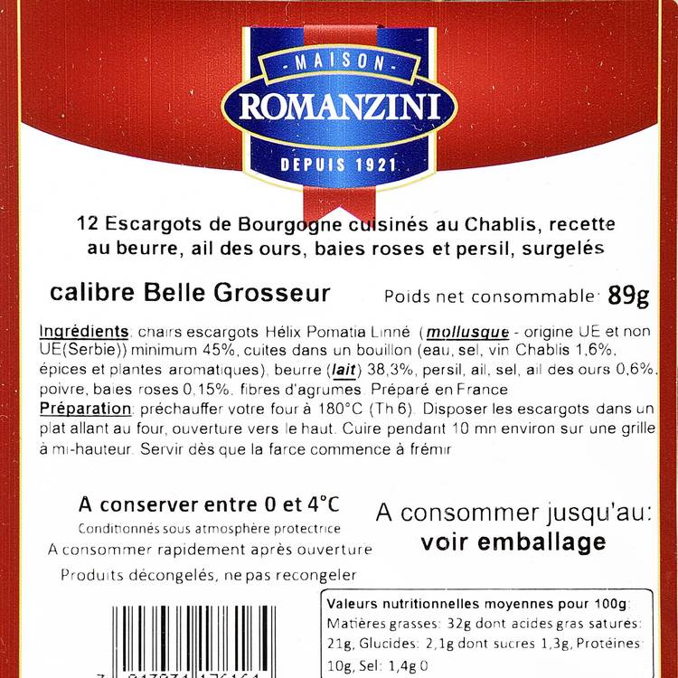 L'Assiette  de  12 escargots  de Bourgogne - 2