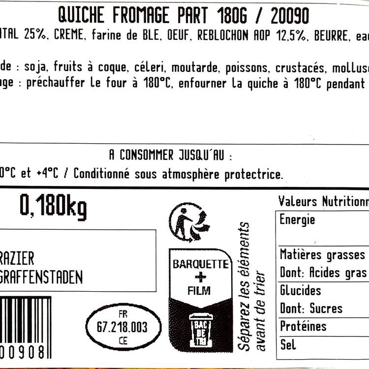 La Part de quiche au fromage - 2