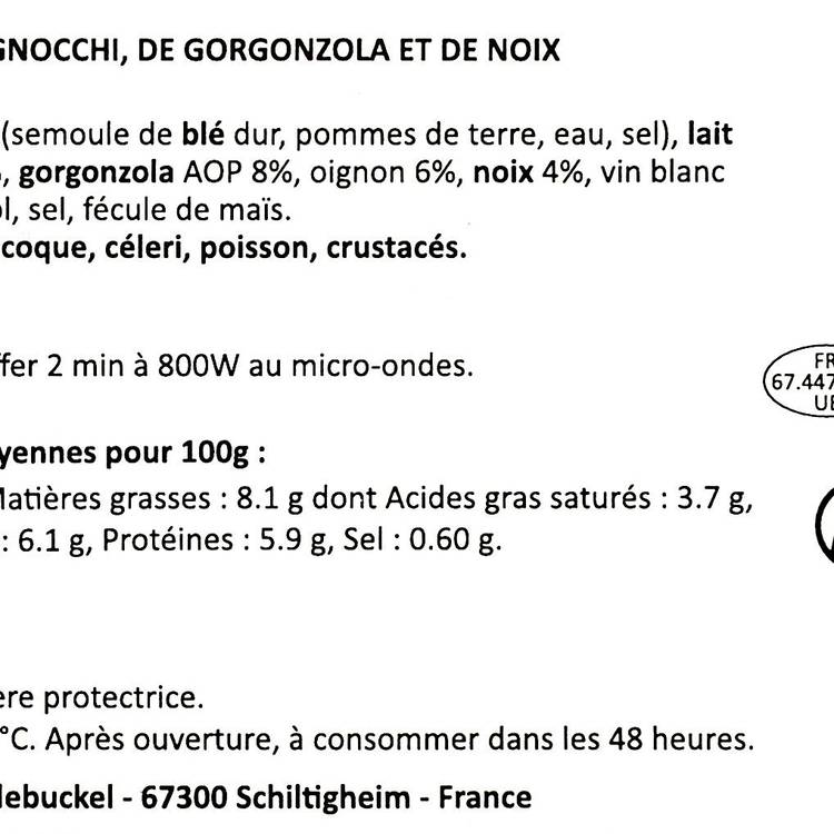 Les Gnocchis à la gorgonzola et noix - 3