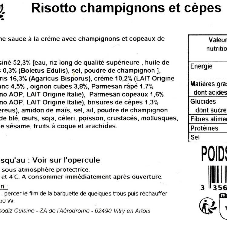 Le Risotto  aux champignons - 3