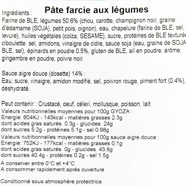 Les Gyozas vapeur aux légumes - 2