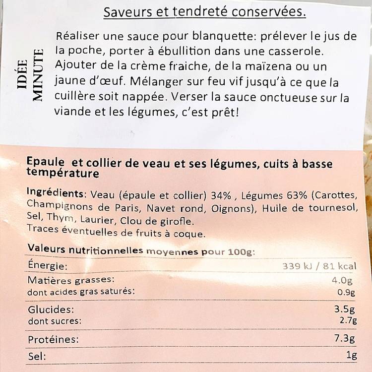 Le Sauté de veau cuit à basse température - 3